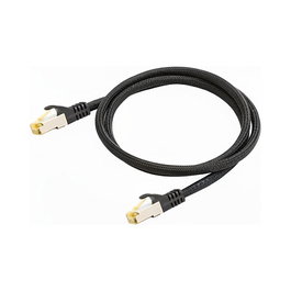 PYTHON Series Patchkabel Cat.7 S/FTP PiMF halogenfrei 25m schwarz