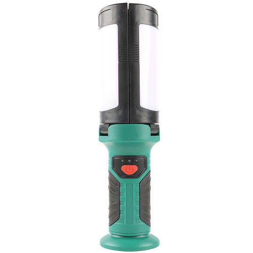 GSC Evolution Linterna de trabajo LED recargable USB 600Lm con 3 hojas desplegables