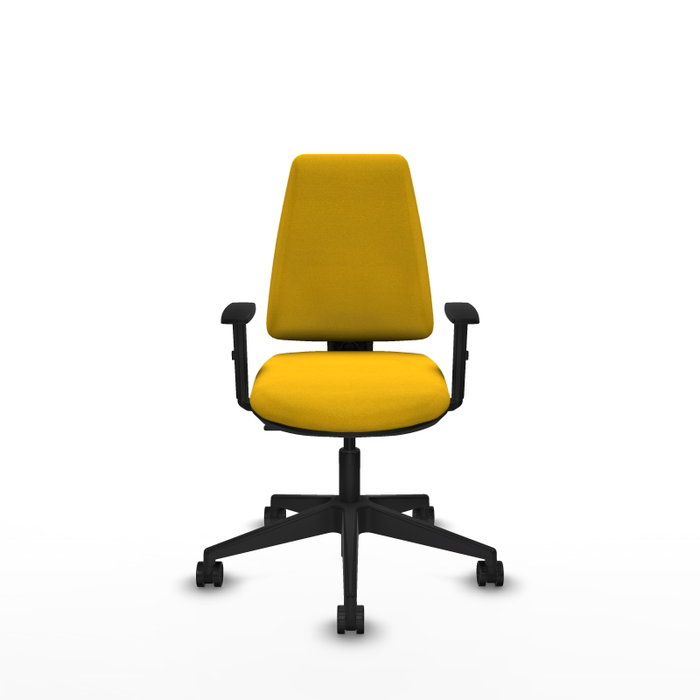 PIQUERAS Y CRESPO Silla de oficina Elche Amarillo