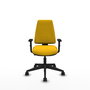 PIQUERAS Y CRESPO Silla de oficina Elche Amarillo