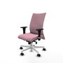 PIQUERAS Y CRESPO Silla Albacete Confidente Rosa con Mecanismo Sincro