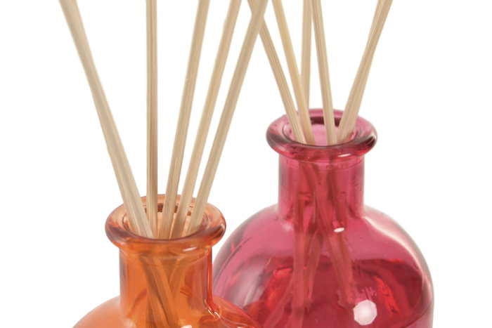 DKD Home Decor Ambientador Mikado Cristal Fruta de la Pasión y Piña 200 ml