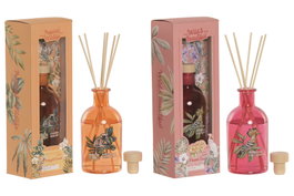 DKD Home Decor Ambientador Mikado Cristal Fruta de la Pasión y Piña 200 ml