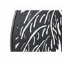 DKD Home Decor Decoración de Pared de Metal Árbol Negro 40x40 cm (Pack de 2)