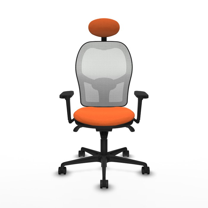 PIQUERAS Y CRESPO Silla de oficina Jorquera Naranja y Blanco PIQUERAS Y CRESPO Silla de oficina Jorquera Naranja y Blanco