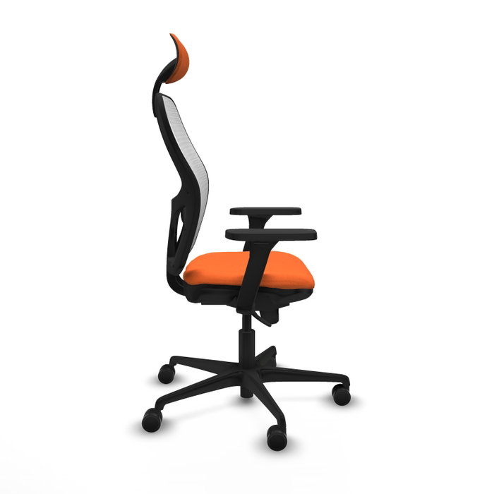 PIQUERAS Y CRESPO Silla de oficina Jorquera Naranja y Blanco PIQUERAS Y CRESPO Silla de oficina Jorquera Naranja y Blanco
