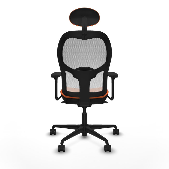 PIQUERAS Y CRESPO Silla de oficina Jorquera Naranja y Blanco PIQUERAS Y CRESPO Silla de oficina Jorquera Naranja y Blanco