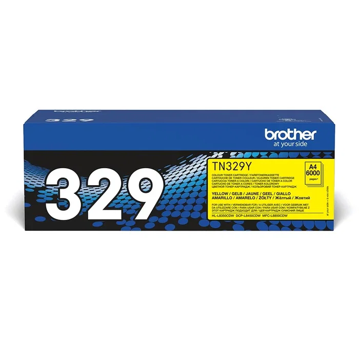 Brother Pack de 2 Tóneres Amarillo TN329Y