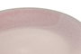 DKD Home Decor Juego de 6 Platos de Gres Esmaltado Rosa