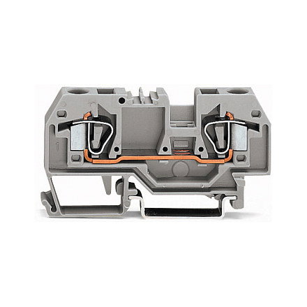 WAGO 282-901 Bornera de paso de 2 conductores, 6 mm, gris WAGO 282-901 Bornera de paso de 2 conductores, 6 mm, gris