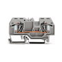 WAGO 282-901 Bornera de paso de 2 conductores, 6 mm, gris