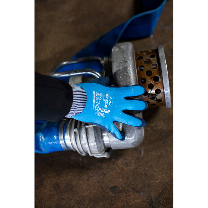 Wonder Grip WG-318 Guantes de taller impermeables talla 8