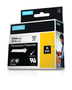 DYMO Rhino Cinta ID1-19 Negro sobre blanco Poliéster