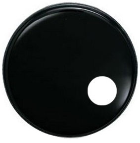 Parche Ebony (Soundhole) de 22 Parche Ebony (Soundhole) de 22
