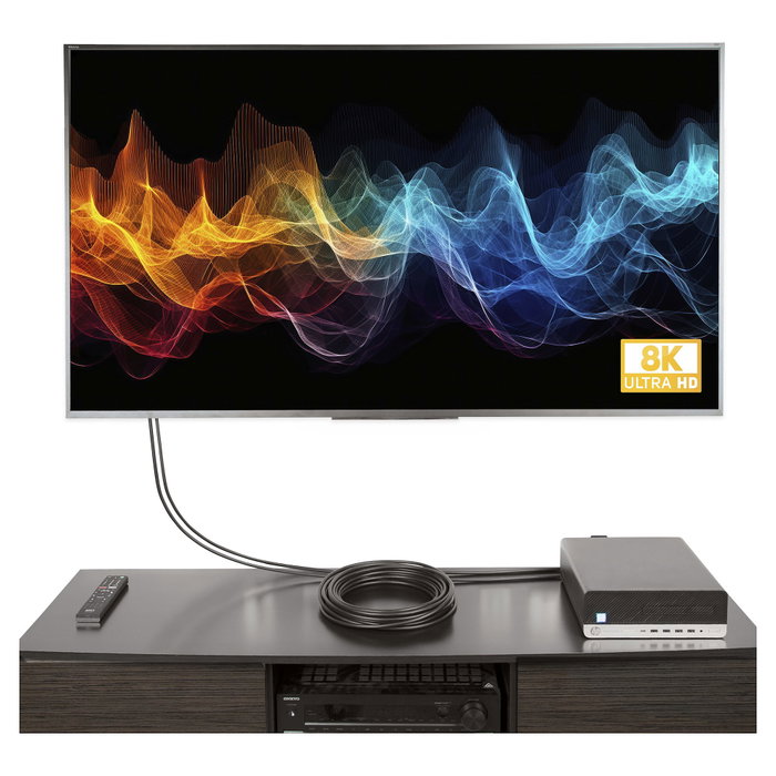 StarTech.com Cable DisplayPort 1.4 Activo 15,3 m Negro DP8K