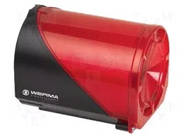 WERMA Señalizador acústico-lumínico rojo 230VAC