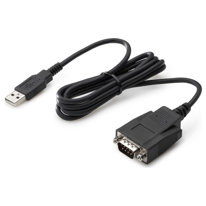 HP USB to Serial Port Adapter Negro