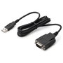HP USB to Serial Port Adapter Negro