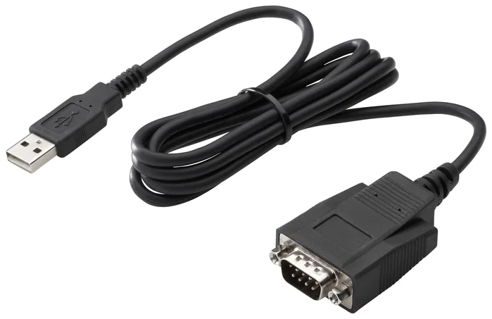 HP USB to Serial Port Adapter Negro