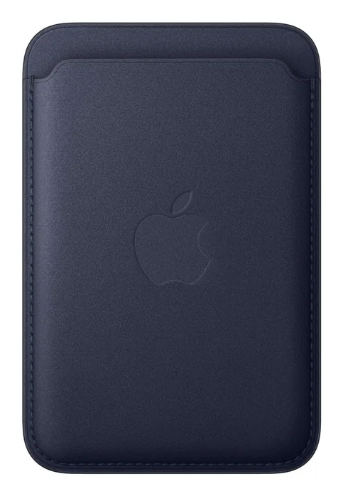 Apple MGH94ZM/A Cartera para iPhone con MagSafe – Funda para tarjetas en color Marina – Microtwill Apple MGH94ZM/A Cartera para iPhone con MagSafe – Funda para tarjetas en color Marina – Microtwill