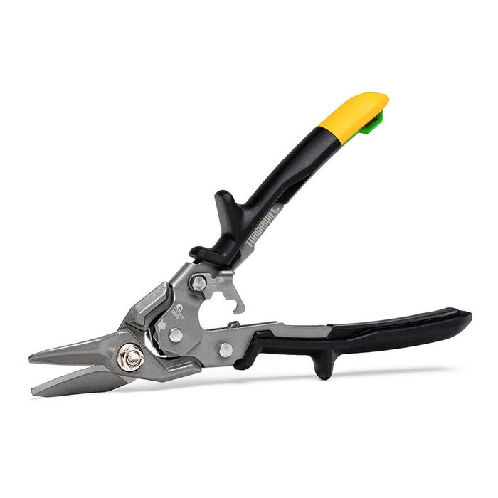 Toughbuilt Tijera Aviación Cortachapa Corte Derecho TB-H4-60-R para Acero Inoxidable Calibre 22 y Acero Laminado Calibre 18