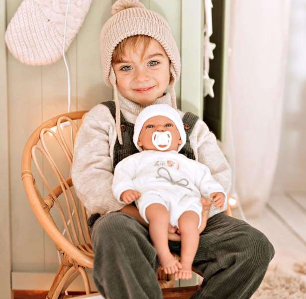 Muñecas Arias Muñeco Elegance Andie Muñeco de Peso 40 cm Cuerpo Blando Muñecas Arias Muñeco Elegance Andie Muñeco de Peso 40 cm Cuerpo Blando