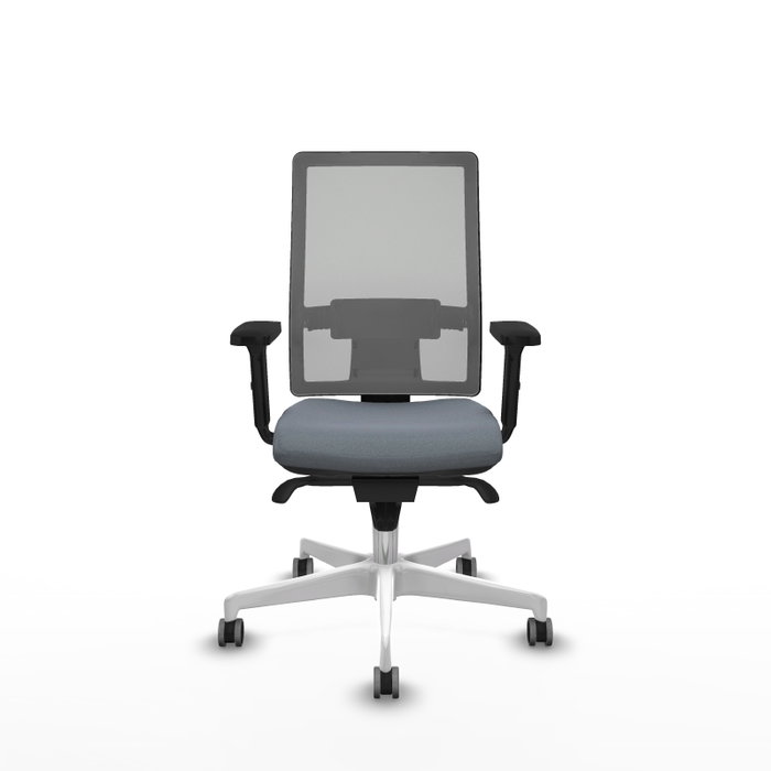 PIQUERAS Y CRESPO Silla de oficina Horna con mecanismo Sincro, Gris PIQUERAS Y CRESPO Silla de oficina Horna con mecanismo Sincro, Gris