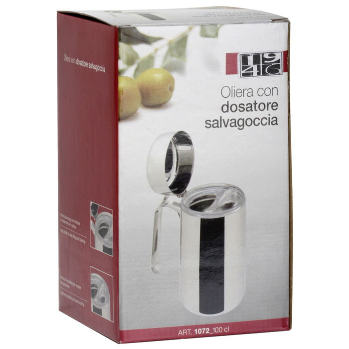 1946 Aceitera 1 L 1946 Acero Inoxidable Con Dispensador De Goteo