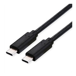 VALUE Cable USB4 Gen 2x2 (20 Gbps) USB C a USB C, 2 m, Negro