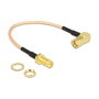 DeLOCK Cable Coaxial 0,16 m con conectores RP-SMA