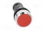 ABB Interruptor de presión CP1 22mm NC rojo