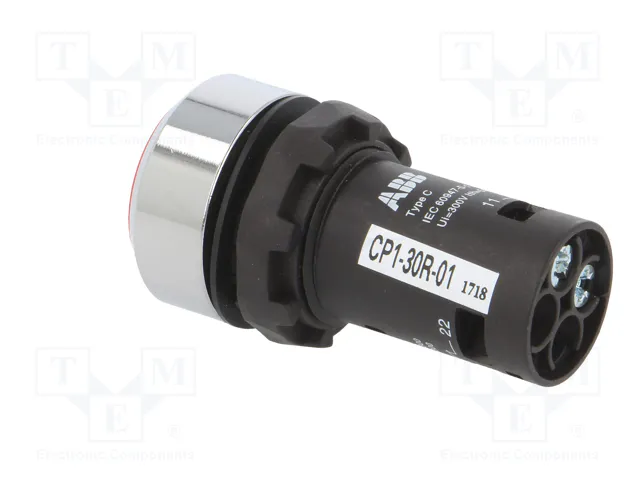 ABB Interruptor de presión CP1 22mm NC rojo ABB Interruptor de presión CP1 22mm NC rojo