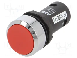 ABB Interruptor de presión CP1 22mm NC rojo