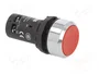 ABB Interruptor de presión CP1 22mm NC rojo
