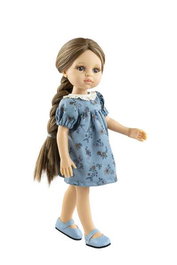 Paola Reina Muñeca Laura 32 cm, PVC & Poliéster, 3+ Años, Multilingüe