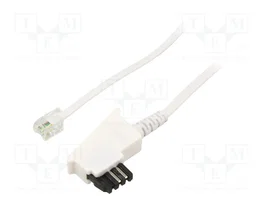 GOOBAY Cable telefónico RJ11 y TAE F de 3m