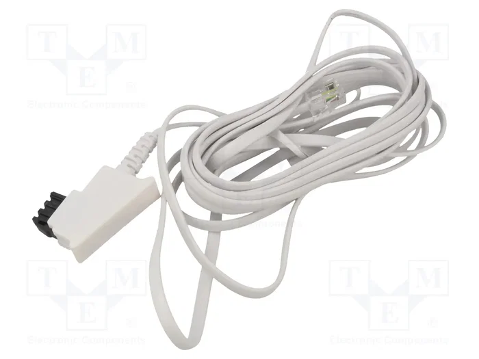 GOOBAY Cable telefónico RJ11 y TAE F de 3m