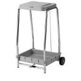 Talleres Galindo Soporte Basura - Carro Basura Malaga C/R Y P, Acero Inoxidable, 96 x 55 x 57 mm