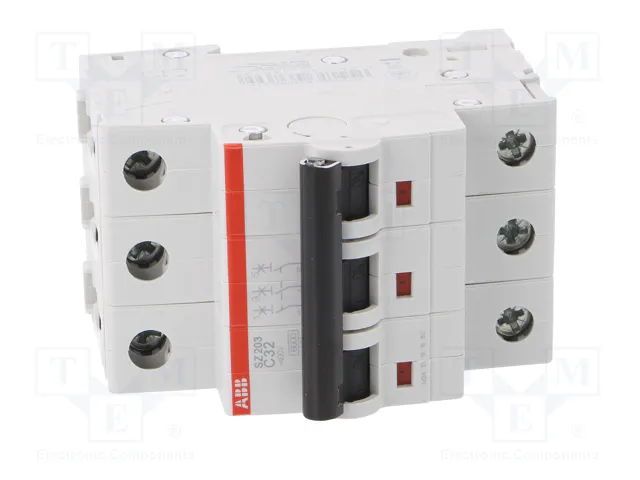 ABB Interruptor magnetotérmico SZ200 3 polos 20A Característica B