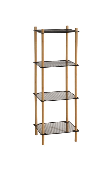 Inde Estantería Metal Bambú Cuadrada 4 Niveles 36,4 cm (Ancho) x 30,6 cm (Largo) x 3,8 cm (Alto) (4 Unidades) Inde Estantería Metal Bambú Cuadrada 4 Niveles 36,4 cm (Ancho) x 30,6 cm (Largo) x 3,8 cm (Alto) (4 Unidades)