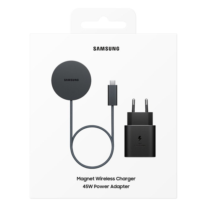 Samsung Cargador Inalámbrico Magnético 25 W con Adaptador Gris Oscuro