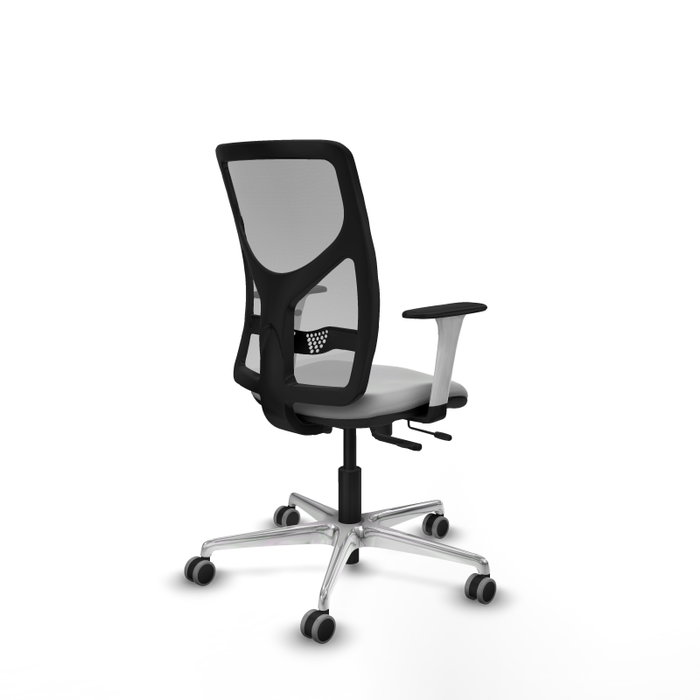 PIQUERAS Y CRESPO Silla de oficina Motilla con mecanismo Sincro/Traslack Gris