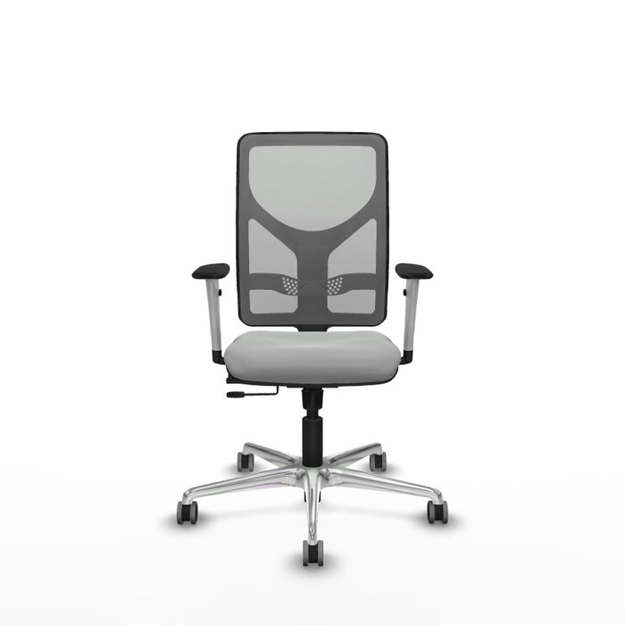 PIQUERAS Y CRESPO Silla de oficina Motilla con mecanismo Sincro/Traslack Gris