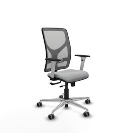 PIQUERAS Y CRESPO Silla de oficina Motilla con mecanismo Sincro/Traslack Gris