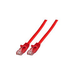 EFB Elektronik Patchkabel RJ45 Cat.5e U/UTP LSZH 10m Rojo
