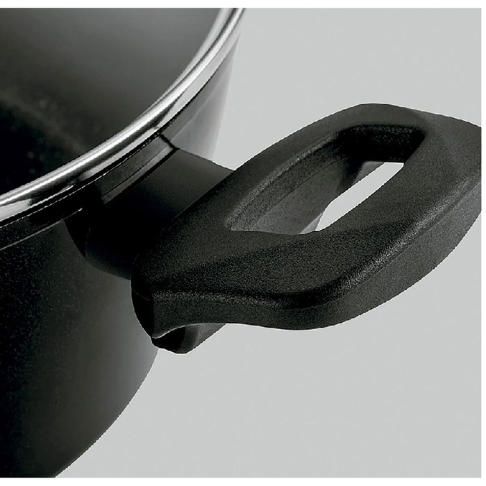 Olla con Tapa Fagor VIVANT 24 NEGRA Negro Aluminio 4,8 L