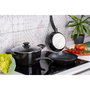 Olla con Tapa Fagor VIVANT 24 NEGRA Negro Aluminio 4,8 L