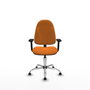 PIQUERAS Y CRESPO Silla de oficina Algarra Naranja