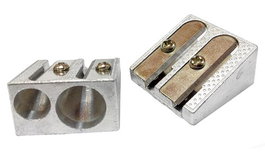 Afilalapiz Metalico Cuña Doble (Set de 36)
