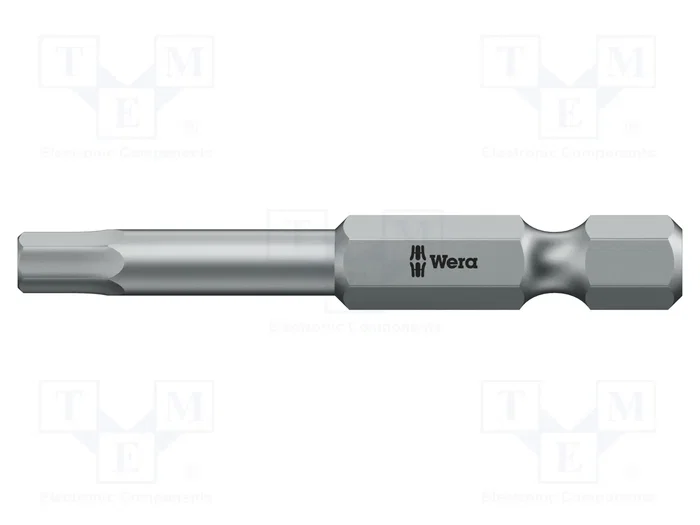 WERA Punta de destornillador Hex Plus HEX 4mm 1/4 pulgada WERA Punta de destornillador Hex Plus HEX 4mm 1/4 pulgada